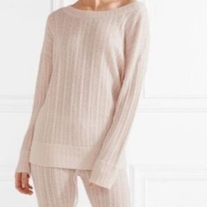 Eberjey Elsa Cable‎ Knit Sweater Top